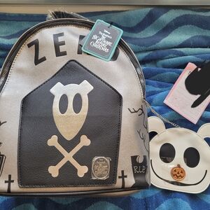 Disney Black and White Cartoon Backpack